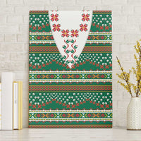 Lithuanian National Costume Canvas Wall Art Traditional Folk Pattern - Wonder Print Shop