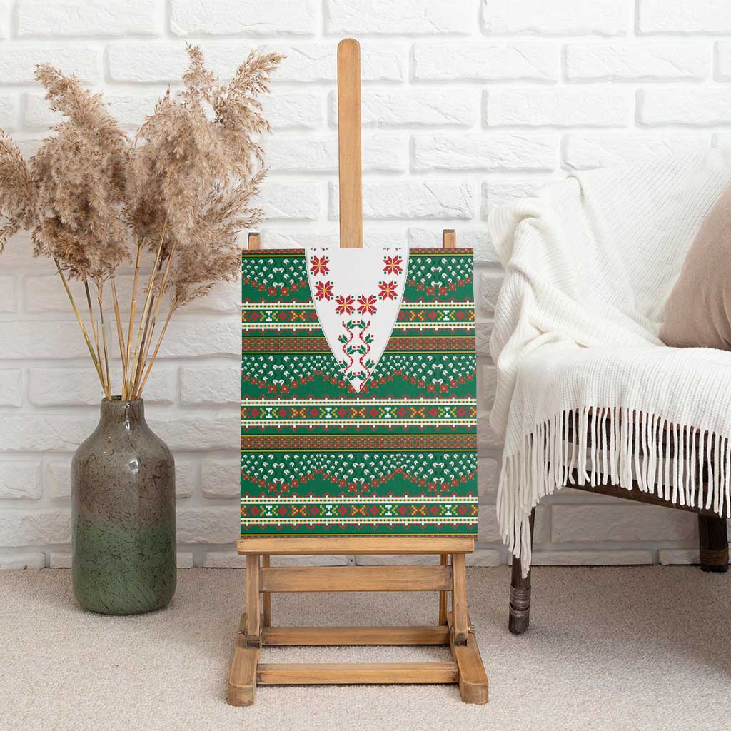 Lithuanian National Costume Canvas Wall Art Traditional Folk Pattern - Wonder Print Shop