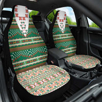 Lithuanian National Costume Car Seat Cover Traditional Folk Pattern - Wonder Print Shop