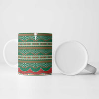 Lithuanian National Costume Ceramic Mug Traditional Folk Pattern - Wonder Print Shop