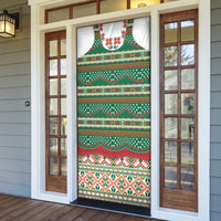 Lithuanian National Costume Door Cover Traditional Folk Pattern - Wonder Print Shop