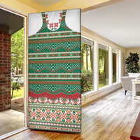 Lithuanian National Costume Door Cover Traditional Folk Pattern - Wonder Print Shop