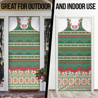 Lithuanian National Costume Door Cover Traditional Folk Pattern - Wonder Print Shop