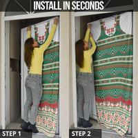 Lithuanian National Costume Door Cover Traditional Folk Pattern - Wonder Print Shop