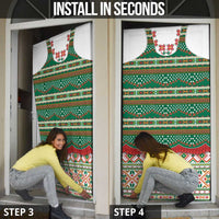 Lithuanian National Costume Door Cover Traditional Folk Pattern - Wonder Print Shop