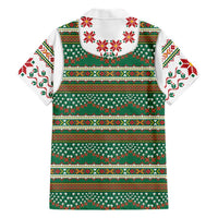 Lithuanian National Costume Family Matching Long Sleeve Bodycon Dress and Hawaiian Shirt Traditional Folk Pattern - Wonder Print Shop