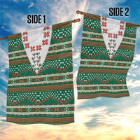 Lithuanian National Costume Garden Flag Traditional Folk Pattern - Wonder Print Shop