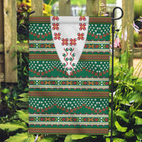 Lithuanian National Costume Garden Flag Traditional Folk Pattern - Wonder Print Shop