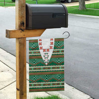 Lithuanian National Costume Garden Flag Traditional Folk Pattern - Wonder Print Shop