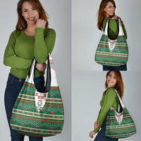 Lithuanian National Costume Grocery Bag Traditional Folk Pattern - Wonder Print Shop
