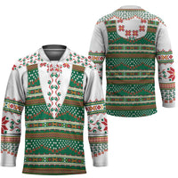 Lithuanian National Costume Hockey Jersey Traditional Folk Pattern - Wonder Print Shop