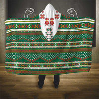 Lithuanian National Costume Hooded Blanket Traditional Folk Pattern - Wonder Print Shop