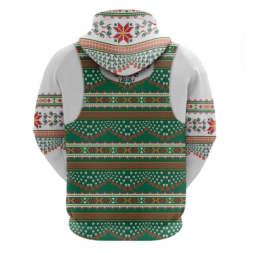 Lithuanian National Costume Hoodie Traditional Folk Pattern - Wonder Print Shop