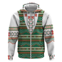 Lithuanian National Costume Hoodie Traditional Folk Pattern - Wonder Print Shop