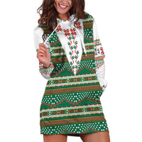 Lithuanian National Costume Hoodie Dress Traditional Folk Pattern - Wonder Print Shop
