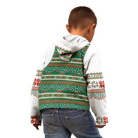 Lithuanian National Costume Kid Hoodie Traditional Folk Pattern - Wonder Print Shop