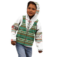 Lithuanian National Costume Kid Hoodie Traditional Folk Pattern - Wonder Print Shop