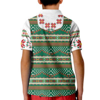 Lithuanian National Costume Kid Polo Shirt Traditional Folk Pattern - Wonder Print Shop