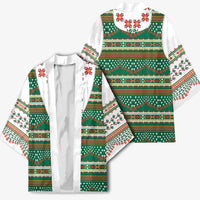 Lithuanian National Costume Kimono Traditional Folk Pattern - Wonder Print Shop