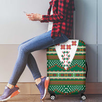 Lithuanian National Costume Luggage Cover Traditional Folk Pattern - Wonder Print Shop