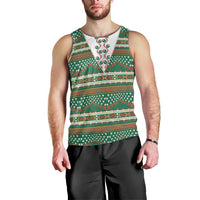 Lithuanian National Costume Men Tank Top Traditional Folk Pattern - Wonder Print Shop