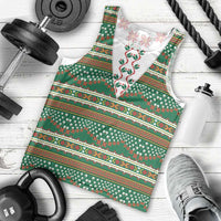 Lithuanian National Costume Men Tank Top Traditional Folk Pattern - Wonder Print Shop