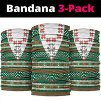 Lithuanian National Costume Neck Gaiter Traditional Folk Pattern - Wonder Print Shop