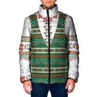 Lithuanian National Costume Padded Jacket Traditional Folk Pattern - Wonder Print Shop