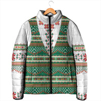 Lithuanian National Costume Padded Jacket Traditional Folk Pattern - Wonder Print Shop