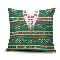 Lithuanian National Costume Pillow Cover Traditional Folk Pattern - Wonder Print Shop