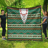 Lithuanian National Costume Quilt Traditional Folk Pattern - Wonder Print Shop