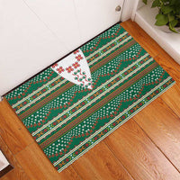 Lithuanian National Costume Rubber Doormat Traditional Folk Pattern - Wonder Print Shop