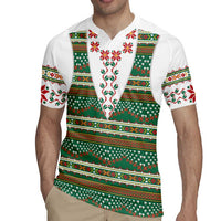 Lithuanian National Costume Rugby Jersey Traditional Folk Pattern - Wonder Print Shop