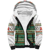 Lithuanian National Costume Sherpa Hoodie Traditional Folk Pattern - Wonder Print Shop