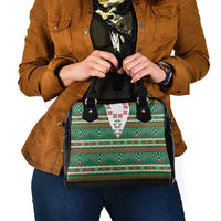 Lithuanian National Costume Shoulder Handbag Traditional Folk Pattern - Wonder Print Shop