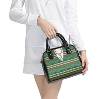 Lithuanian National Costume Shoulder Handbag Traditional Folk Pattern - Wonder Print Shop