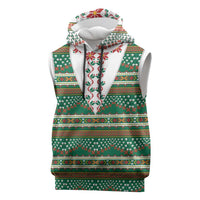 Lithuanian National Costume Sleeveless Hoodie Traditional Folk Pattern - Wonder Print Shop