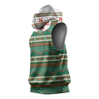 Lithuanian National Costume Sleeveless Hoodie Traditional Folk Pattern - Wonder Print Shop
