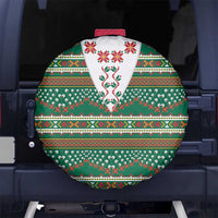 Lithuanian National Costume Spare Tire Cover Traditional Folk Pattern - Wonder Print Shop