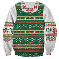 Lithuanian National Costume Sweatshirt Traditional Folk Pattern - Wonder Print Shop