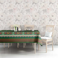 Lithuanian National Costume Tablecloth Traditional Folk Pattern - Wonder Print Shop