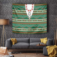 Lithuanian National Costume Tapestry Traditional Folk Pattern - Wonder Print Shop
