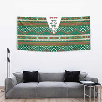 Lithuanian National Costume Tapestry Traditional Folk Pattern - Wonder Print Shop