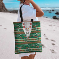 Lithuanian National Costume Tote Bag Traditional Folk Pattern - Wonder Print Shop