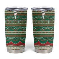 Lithuanian National Costume Tumbler Cup Traditional Folk Pattern - Wonder Print Shop