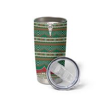 Lithuanian National Costume Tumbler Cup Traditional Folk Pattern - Wonder Print Shop