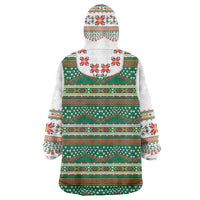 Lithuanian National Costume Wearable Blanket Hoodie Traditional Folk Pattern - Wonder Print Shop