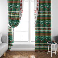 Lithuanian National Costume Window Curtain Traditional Folk Pattern - Wonder Print Shop