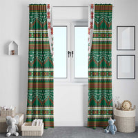 Lithuanian National Costume Window Curtain Traditional Folk Pattern - Wonder Print Shop