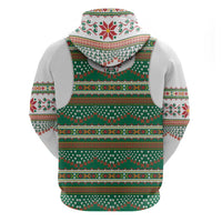 Lithuanian National Costume Zip Hoodie Traditional Folk Pattern - Wonder Print Shop